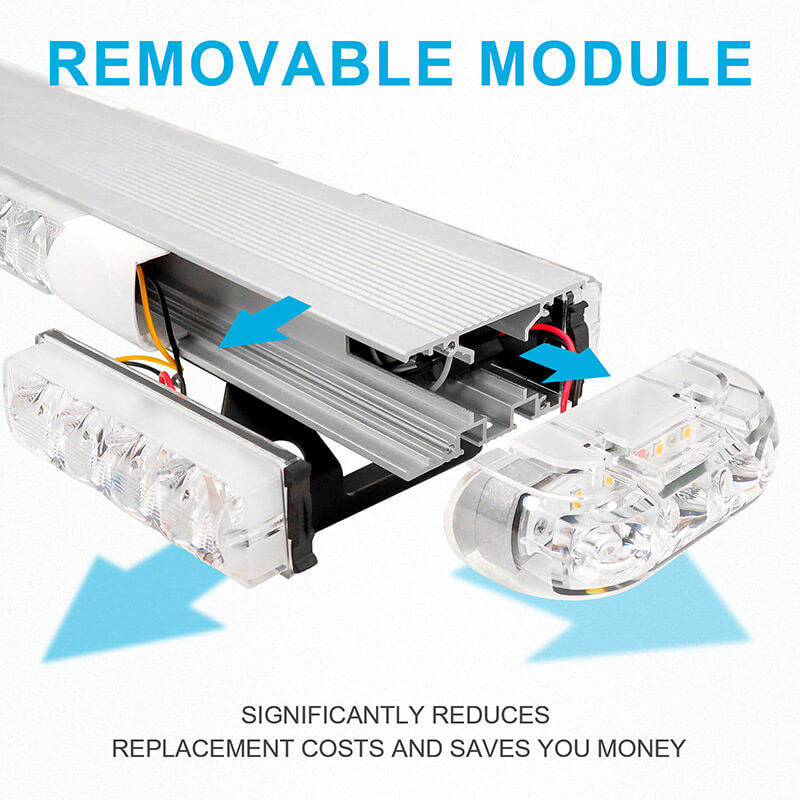 Modular Amber Strobe Light Bar