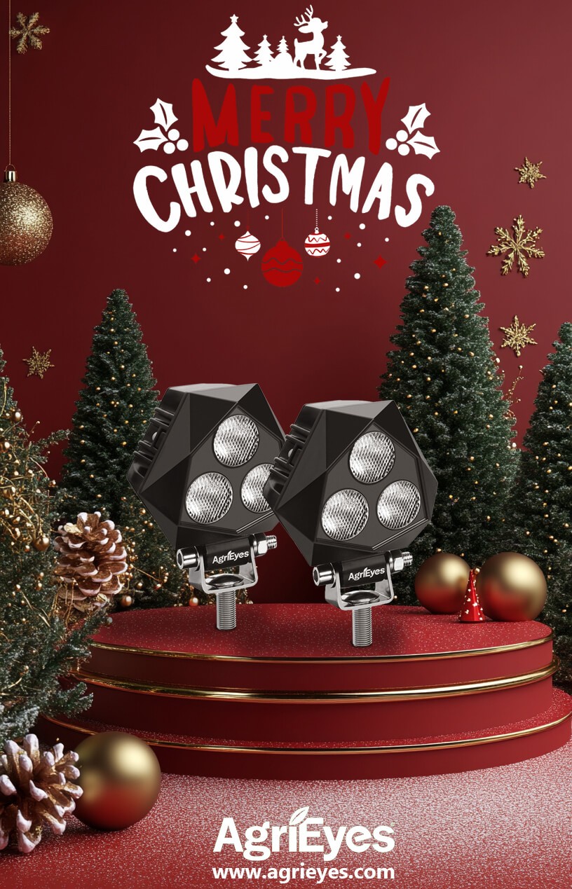 AgriEyes AG2009 LED driving lights - merry christmas