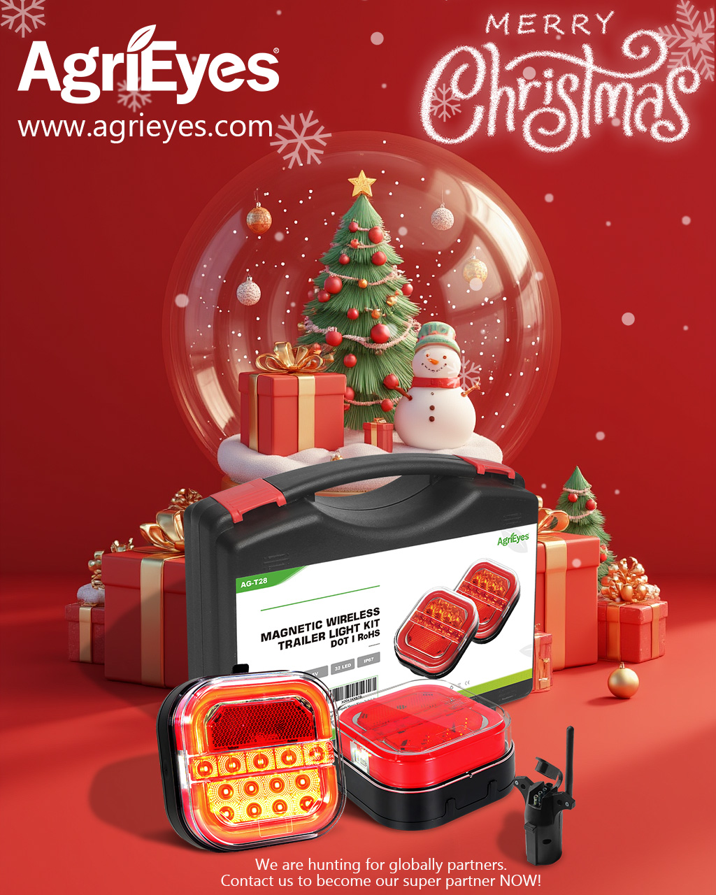 Christmas AG-T28 Wirleess Trailer Lights Kit