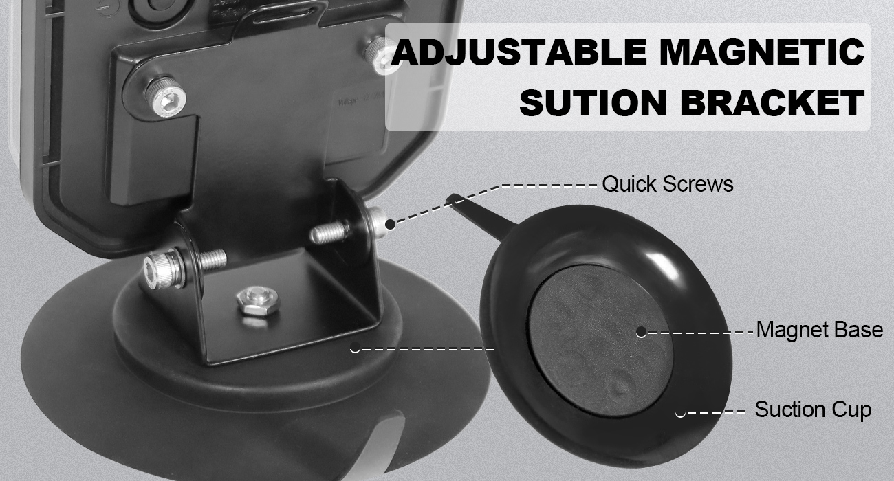Industrial strength magnetic base for trailer lights Industrial strength magnetic base for trailer lights