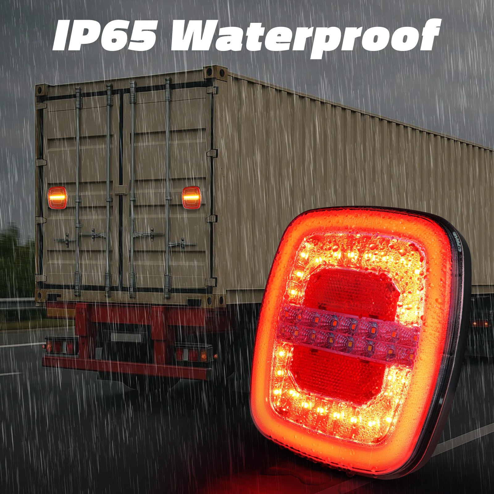 Waterproof magnetic towing lights for highway driving Waterproof magnetic towing lights for highway driving