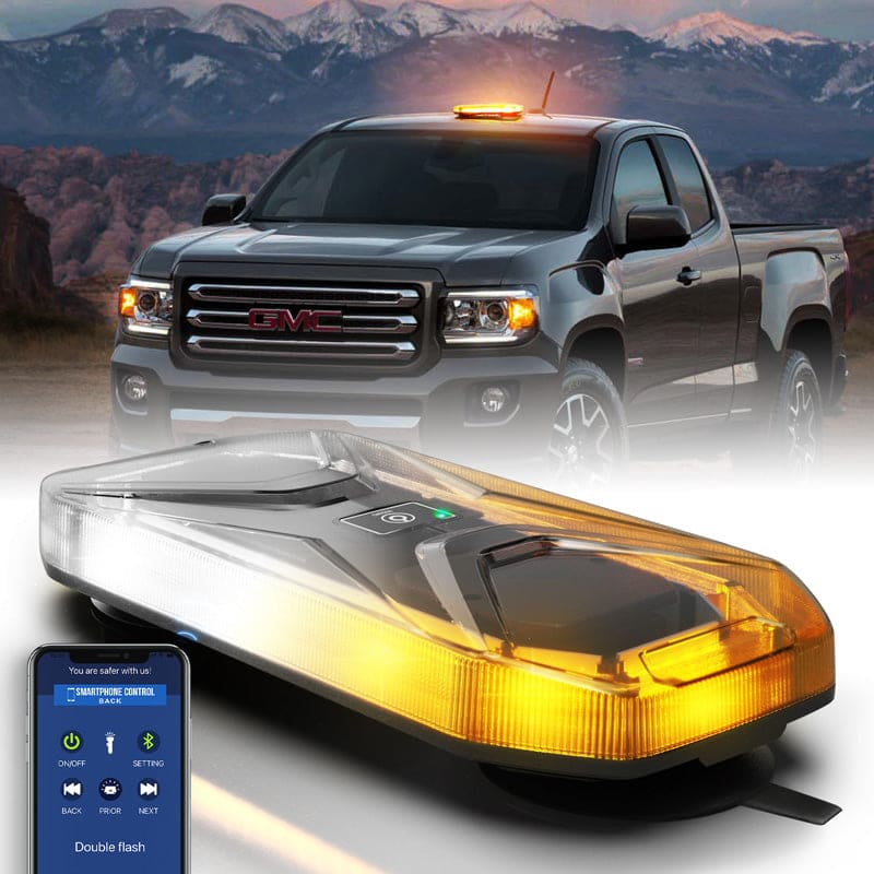 App control wireless strobe light bar