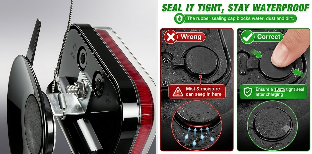 why do magnetic trailer lights fall off
