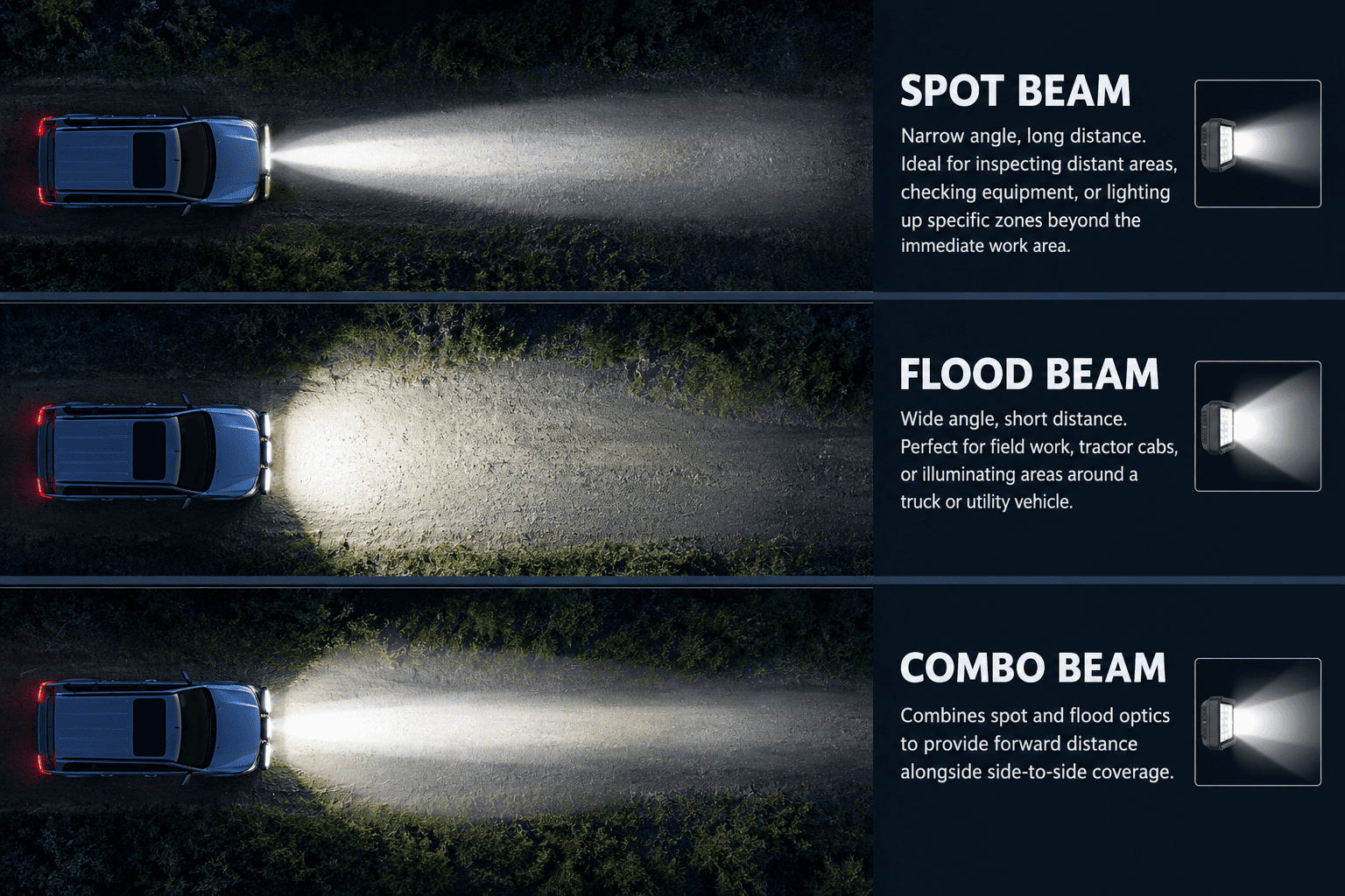 choose led work light truck tractor